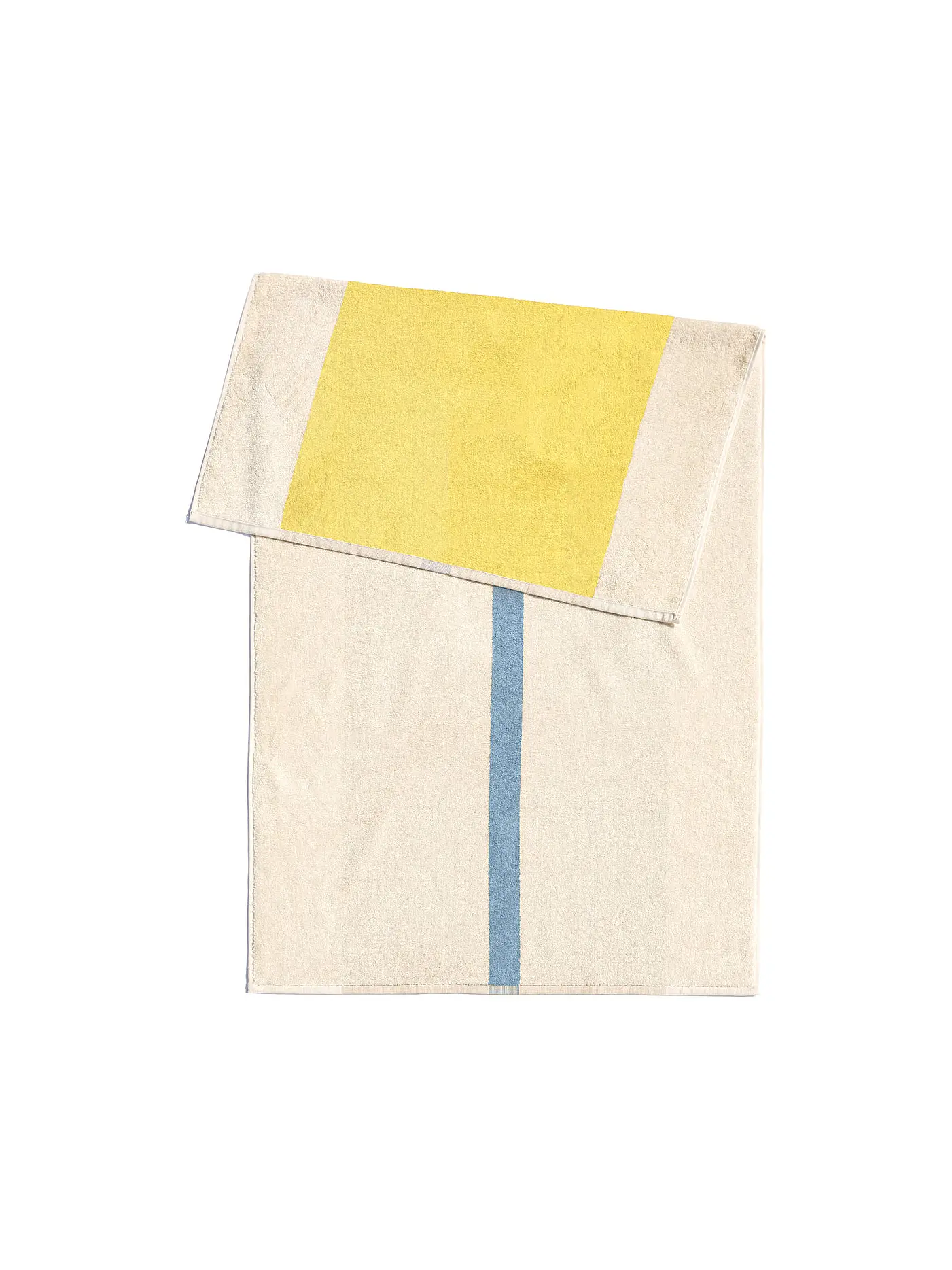 SUITE702 | Strandtuch 90x180cm MARTENS AND MARTENS Sky Blue/Yellow | 